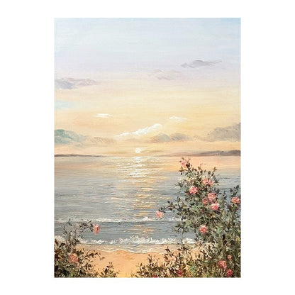 Coastal Serenity Beach Scene Canvas Art Homeandso