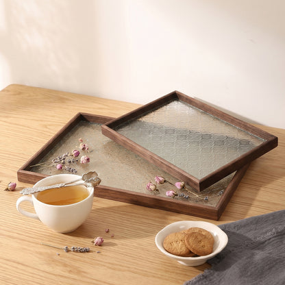 Decorative Rectangular Serving Tray Homeandso