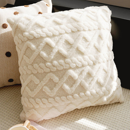 Star-Shaped Plush Cushion