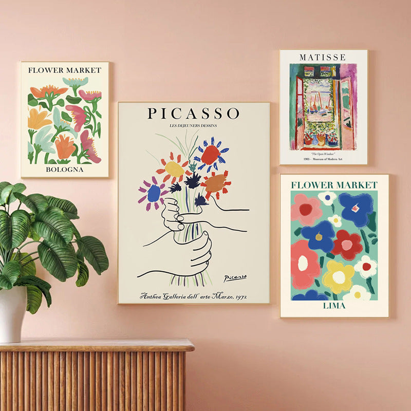 Matisse-Inspired Cut-Outs Art Print Homeandso