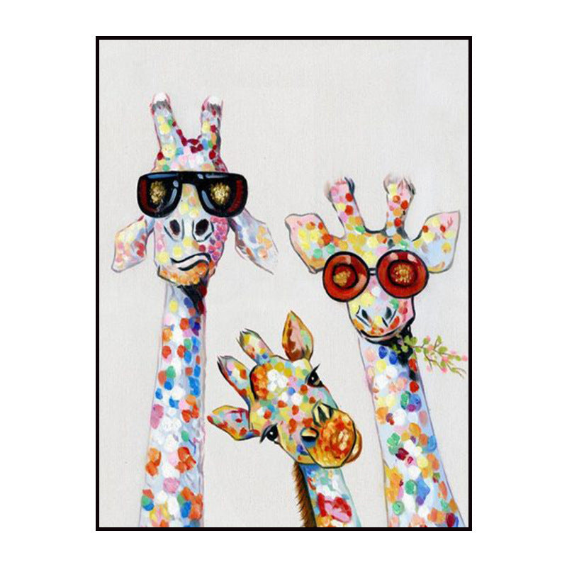 Whimsical Giraffe Canvas Art Homeandso