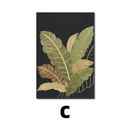 Botanical Leaf Canvas Wall Art Homeandso