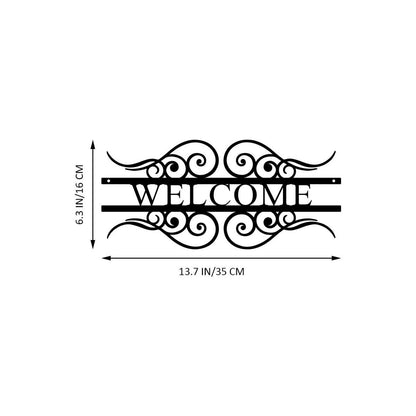 Ornate Decorative Welcome Sign Homeandso