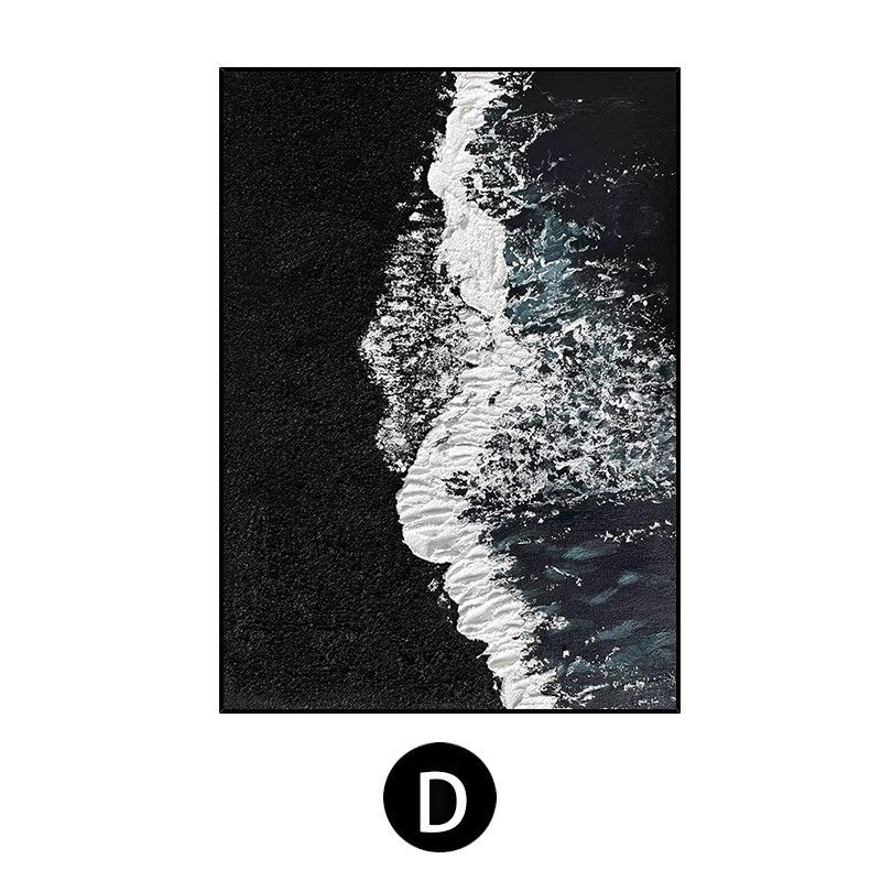 Coastal Wave Textured Canvas Artwork Homeandso
