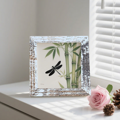 Decorative Bamboo Dragonfly Art Frame
