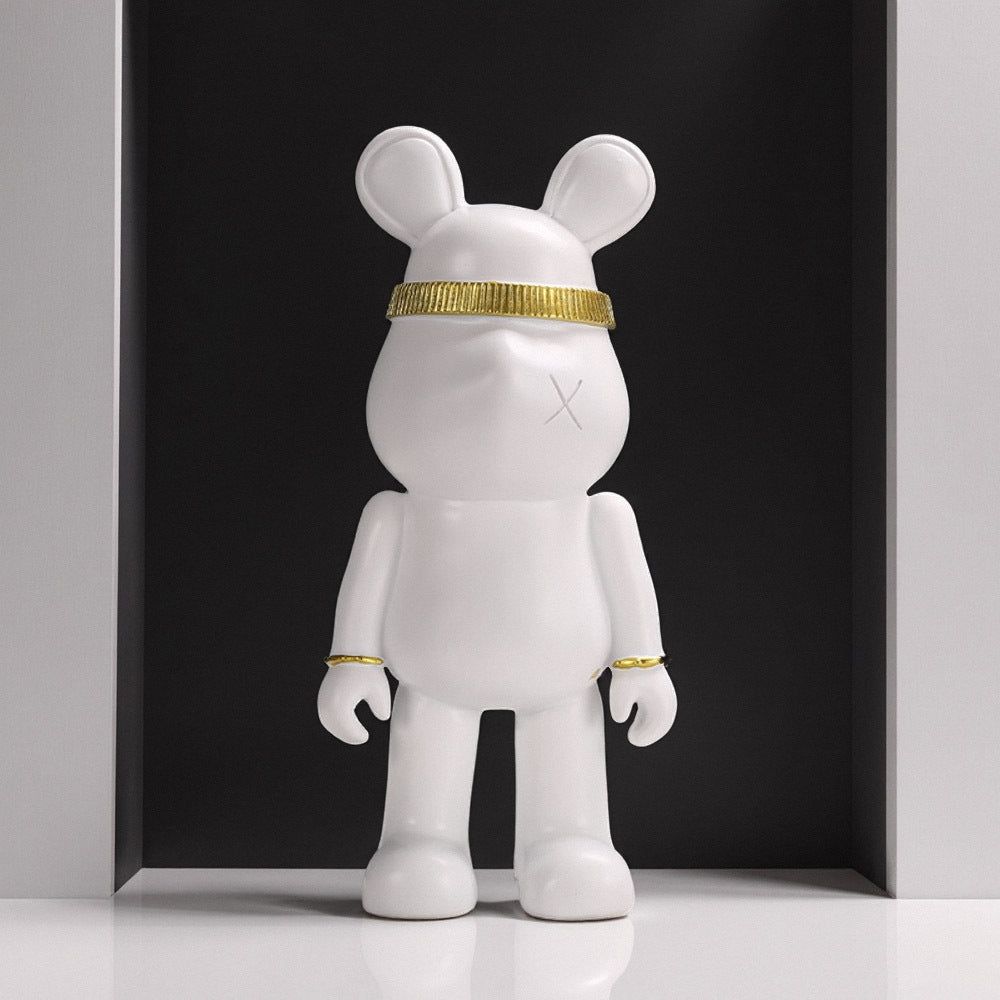 Stylish Bear Figurine Homeandso