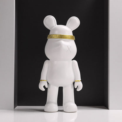 Stylish Bear Figurine Homeandso