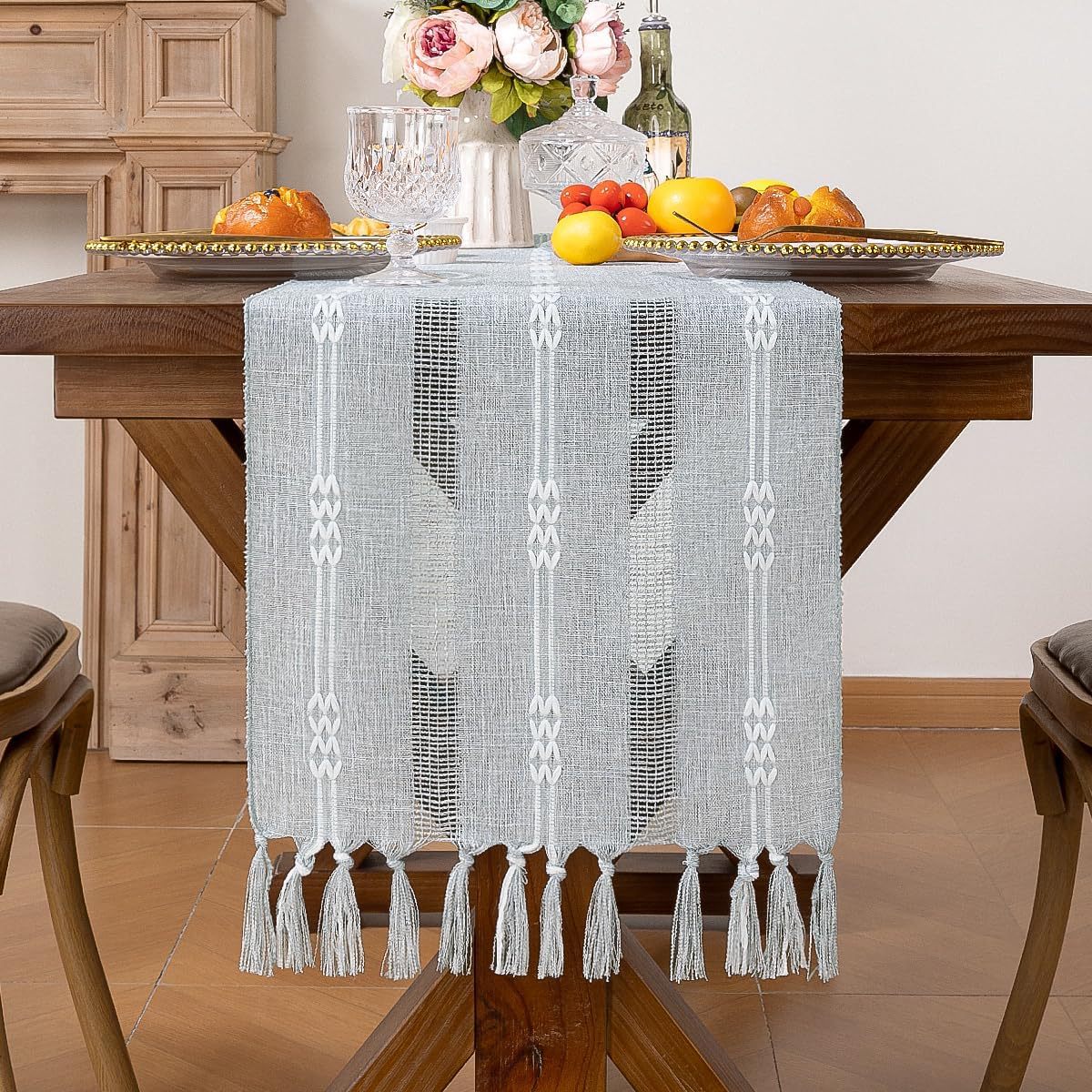 Elegant Table Runner for Dining Room Decor