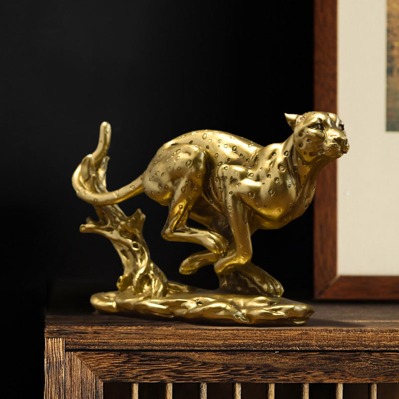 Decorative Cheetah Figurine Homeandso