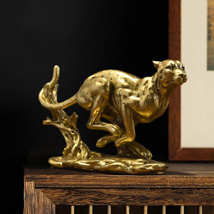 Decorative Cheetah Figurine Homeandso