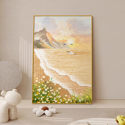 Framed Floral Canvas Artwork Homeandso