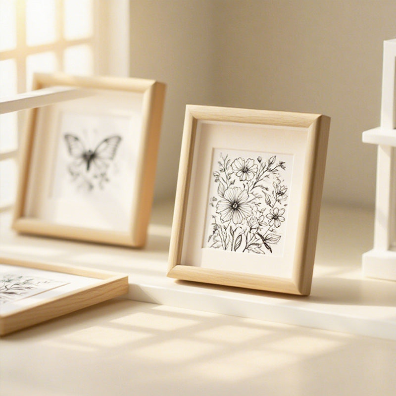 Elegant Butterfly Illustration Art Frame