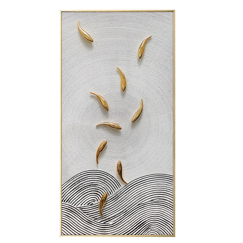 3D Abstract Wave Sculpture Art Homeandso
