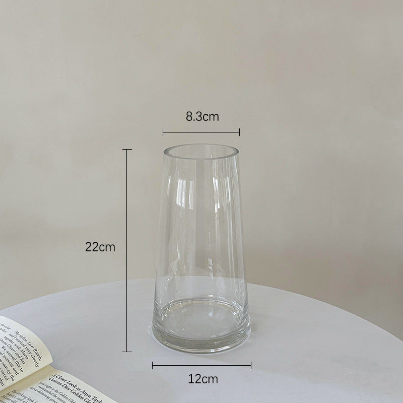 Elegant Glass Blossom Vase