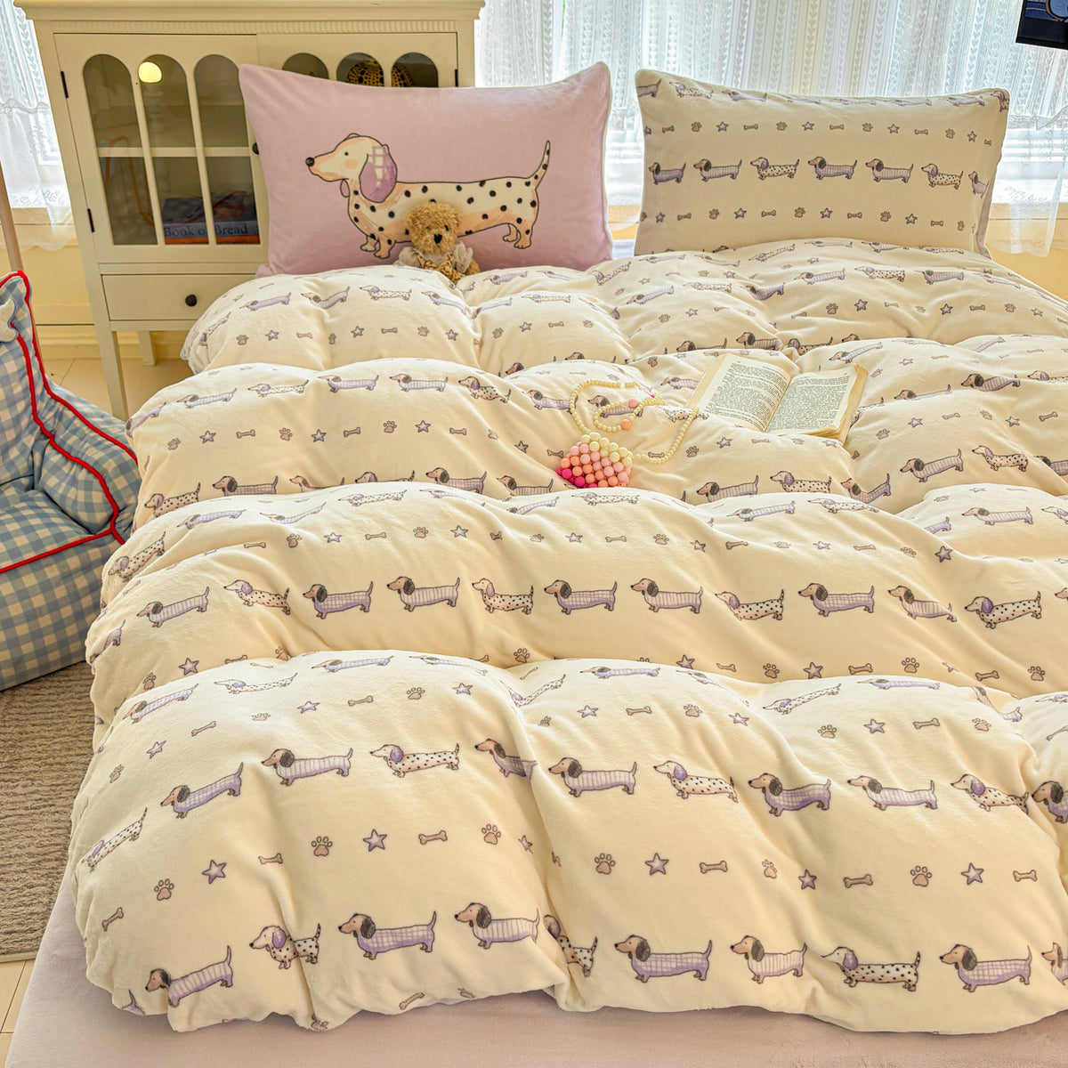 Playful Animal-Themed Comforter Set Homeandso