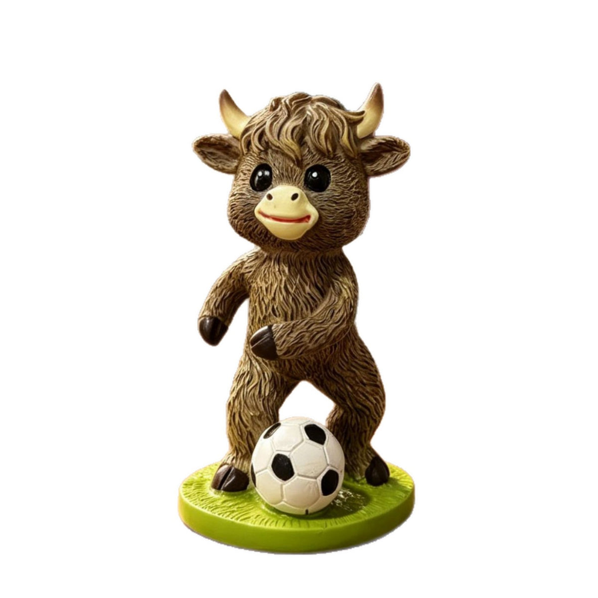 Cute Basketball Player Cow Figurine Homeandso