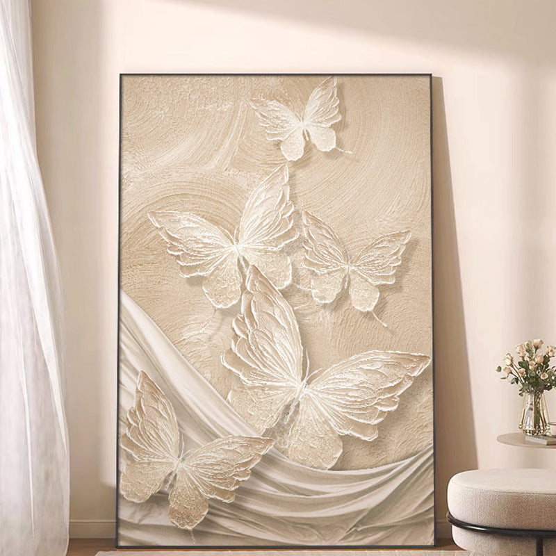Elegant Butterfly Relief Wall Art Homeandso