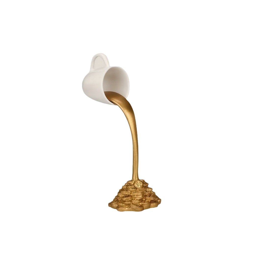 Creative Pouring Coffee Mug Sculpture Homeandso