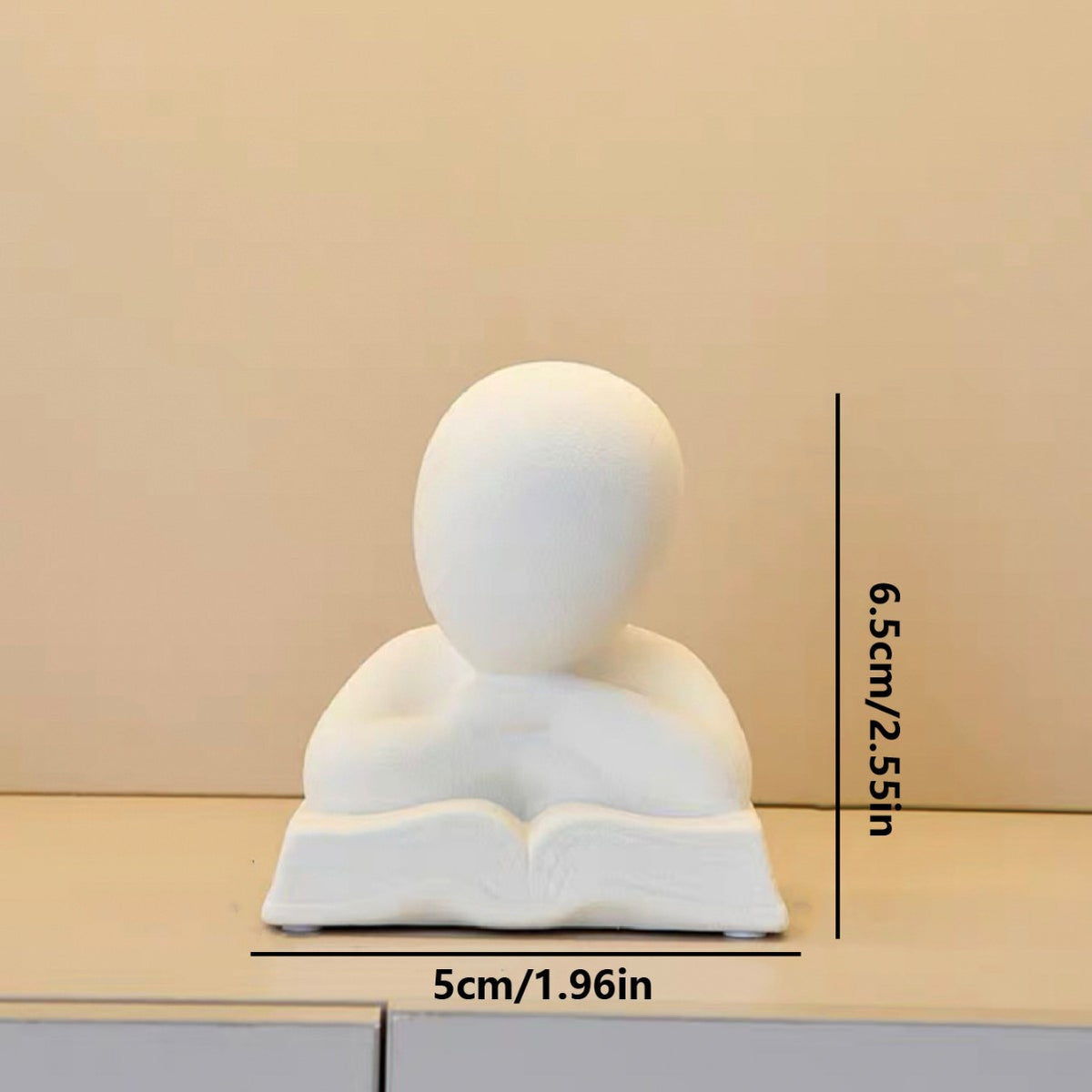 Contemporary Reading Figurine Homeandso