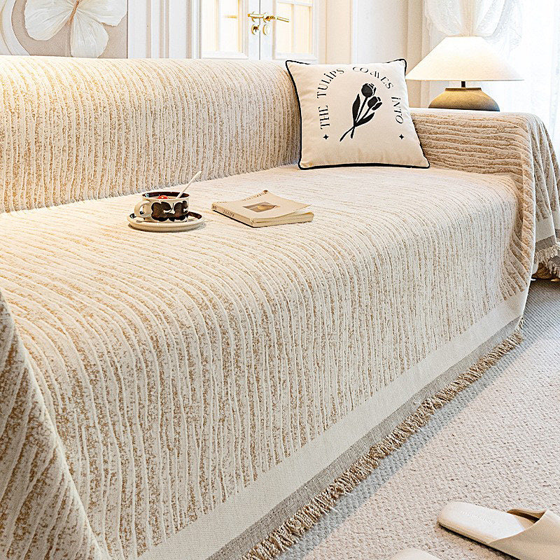 Cozy Knitted Sofa Cover