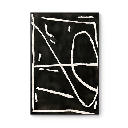 Abstract Line Art Framed Wall Print Homeandso