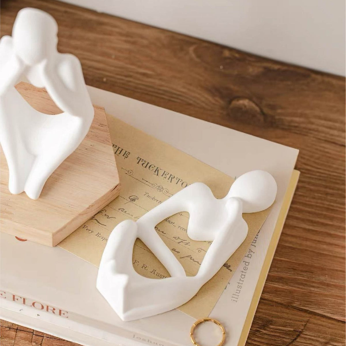 Abstract Figurative Sculpture Set Homeandso