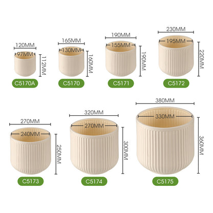 Decorative Round Ceramic Planter Homeandso