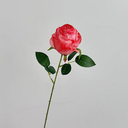 Realistic Artificial Rose Floral Stem