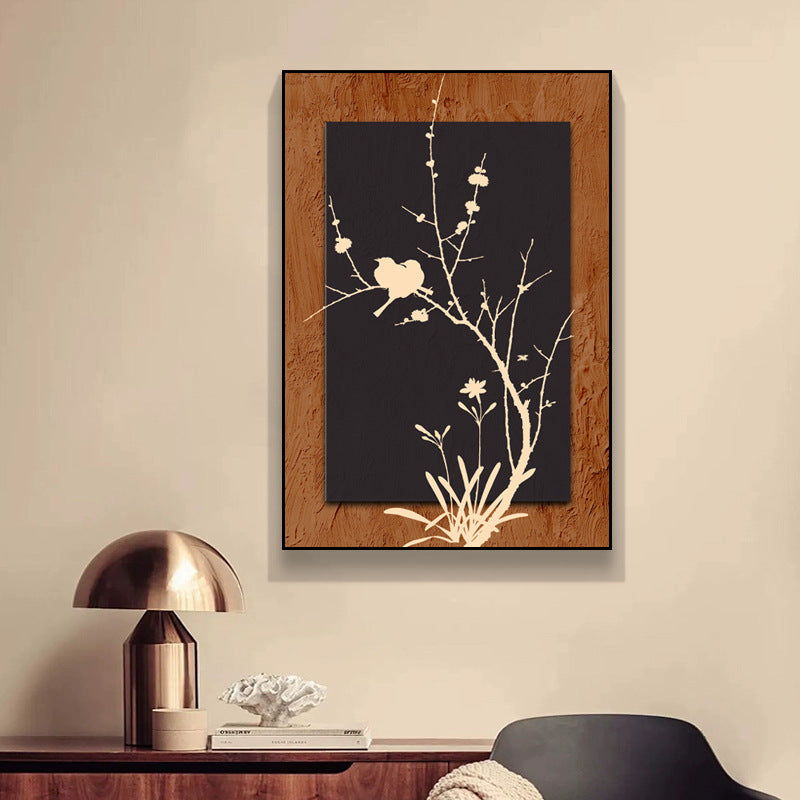 Bamboo Inspired Decorative Canvas Art Homeandso