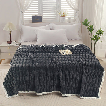 Luxurious Textured Throw Blanket