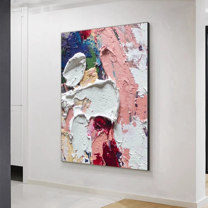 Textured Abstract Expression Canvas Art Homeandso