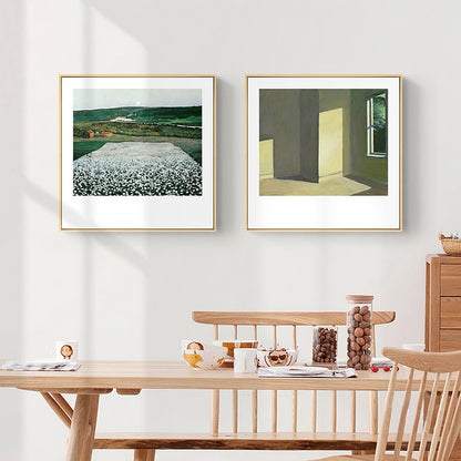 Framed Impressionist Landscape Artwork Homeandso