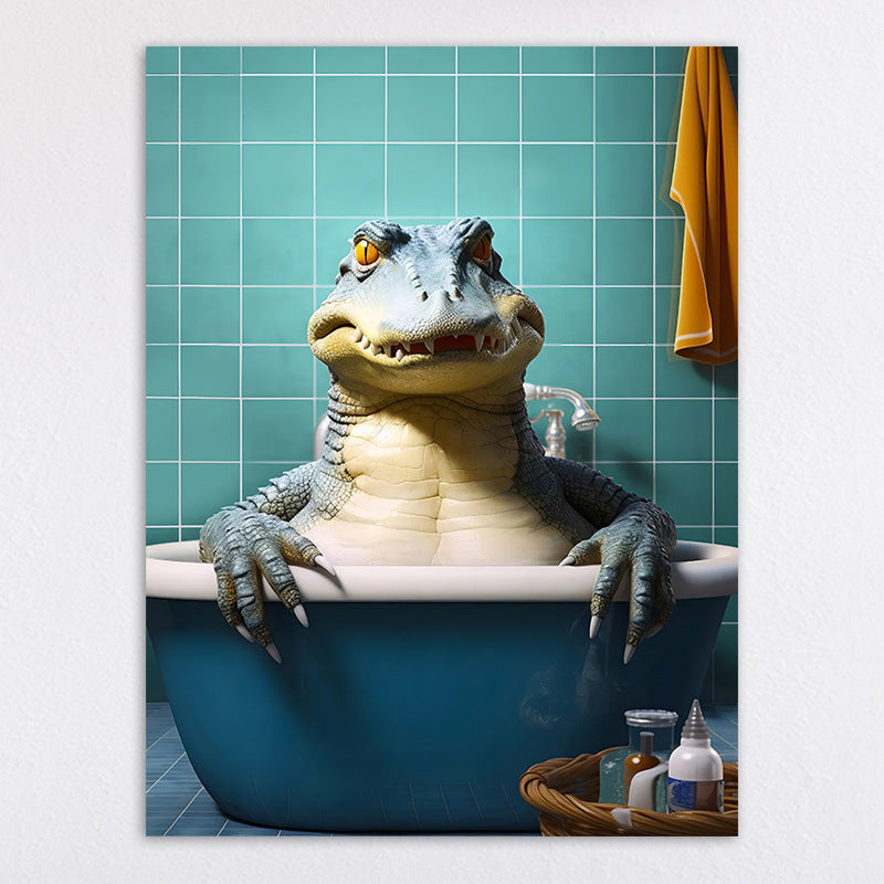 Humorous Animal-Themed Wall Art Print Homeandso