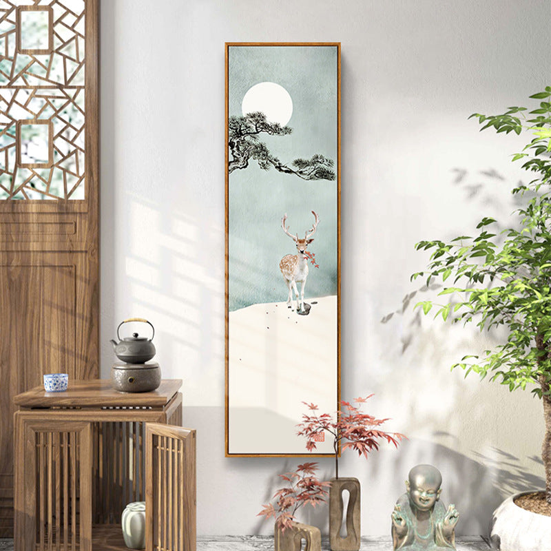 Elegant Vertical Abstract Wall Art Homeandso