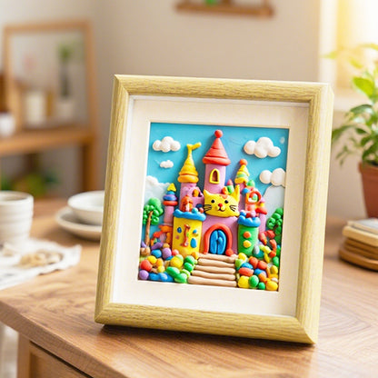 Whimsical Clay Art Frame