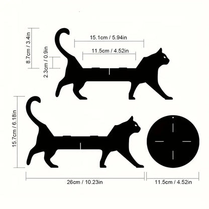 Cat-Themed Decorative Coaster Holder Homeandso