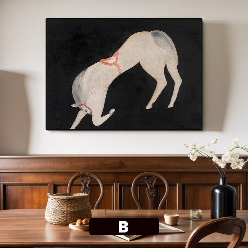 Framed Horses Artwork Homeandso