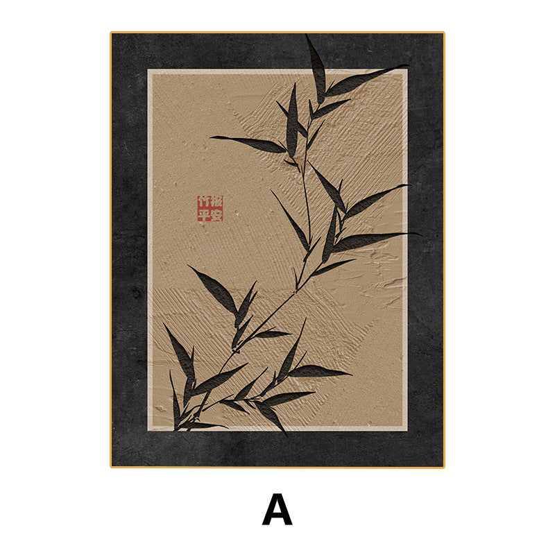 Elegant Bamboo-Inspired Framed Wall Art Homeandso