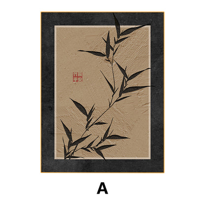 Elegant Bamboo-Inspired Framed Wall Art Homeandso