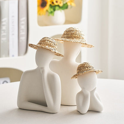 Contemplative Pose Decorative Figurine Homeandso