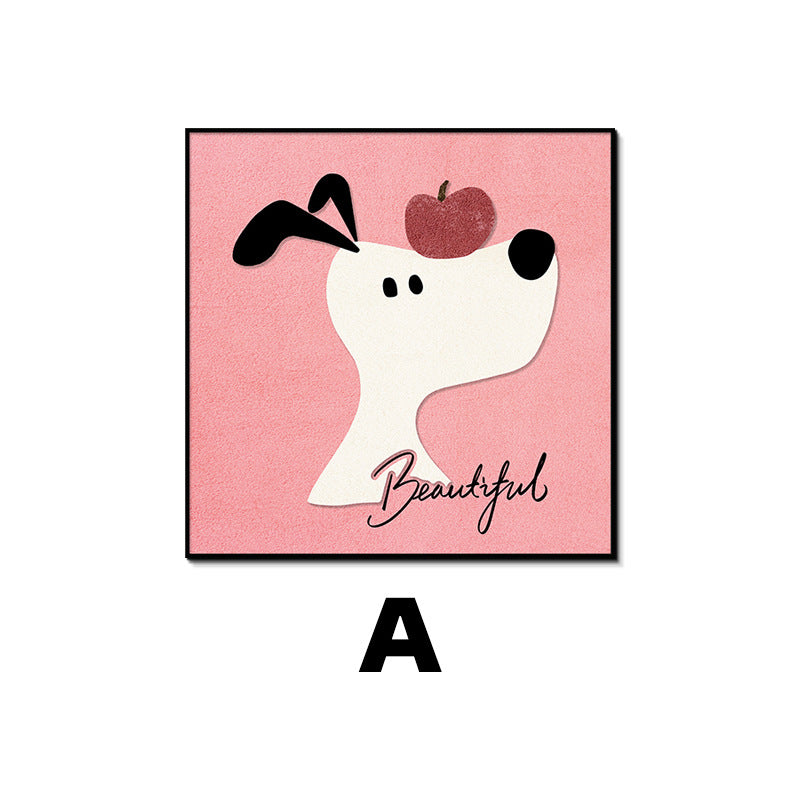Cartoon Dog-Themed Wall Art Homeandso