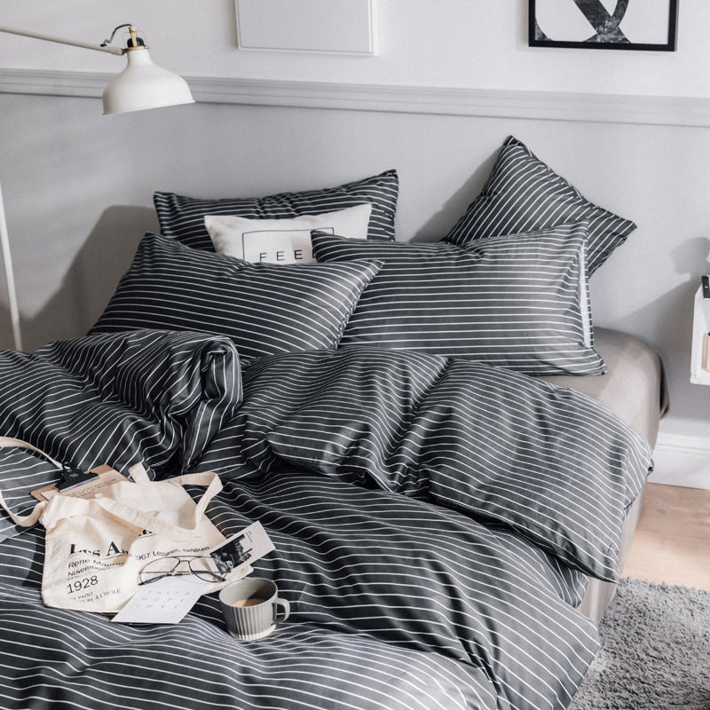 Decorative Geometric Patterned Bedding Set Homeandso