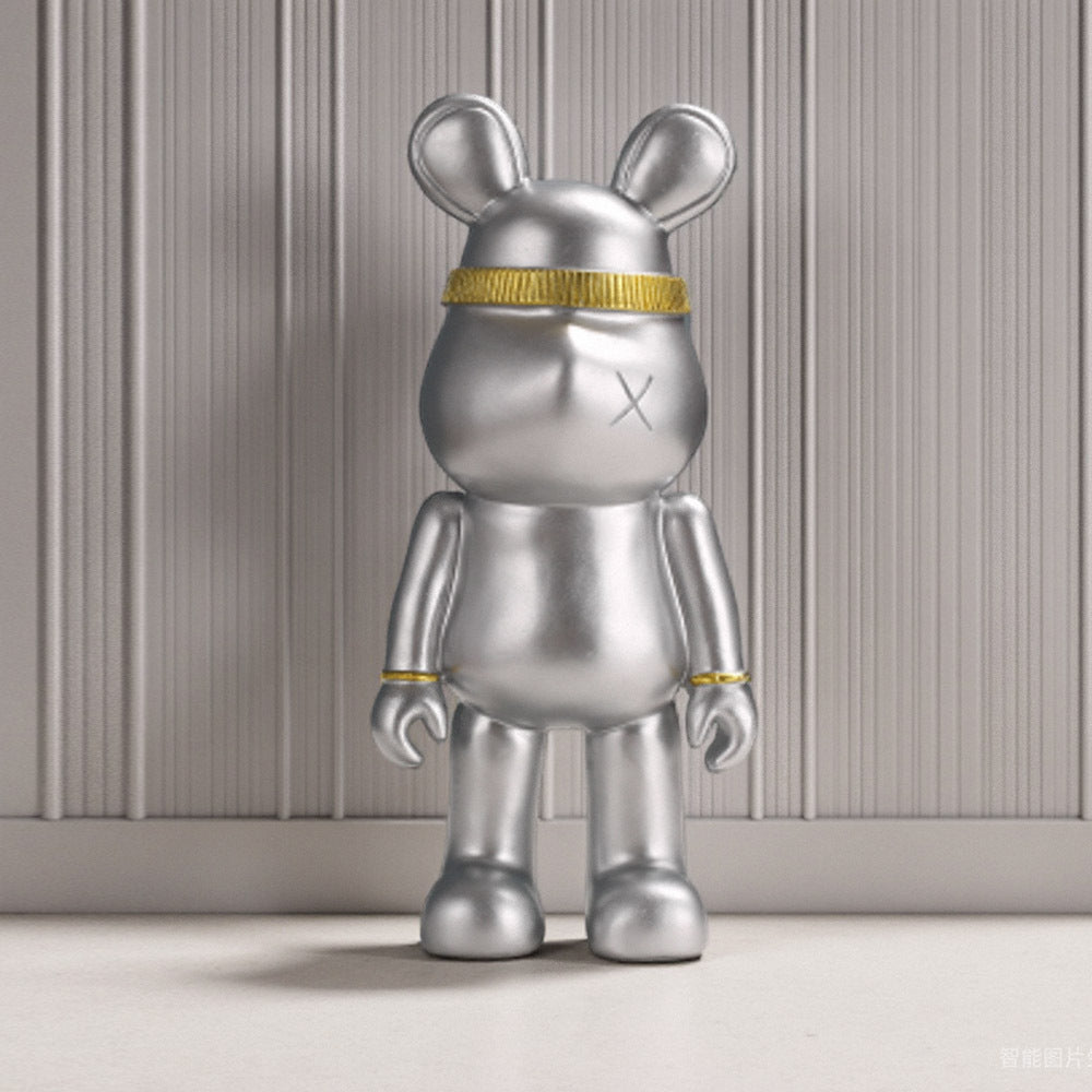 Stylish Bear Figurine Homeandso