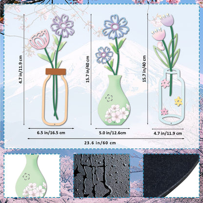Floral Vase Wall Decor Homeandso