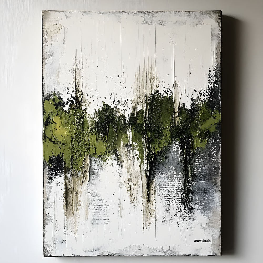 Modern Abstract Textured Canvas Painting Homeandso