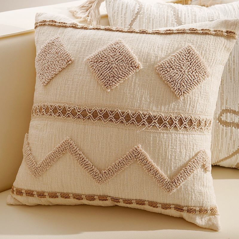 Luxurious Faux Fur Square Decorative Pillow