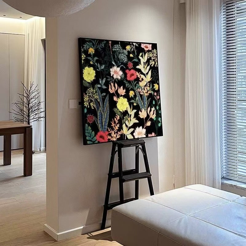 Decorative Floral Canvas Art Homeandso