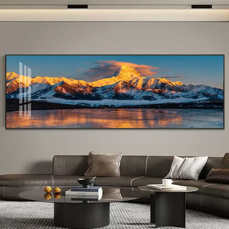 Framed Mountain Landscape Artwork Homeandso