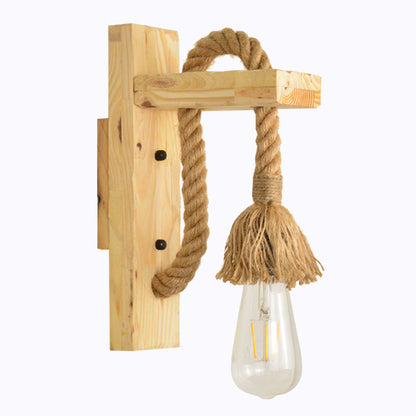Rustic Wall Mounted Rope Light