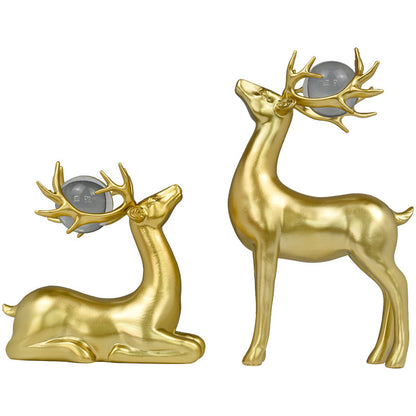 Decorative Deer Sculpture Homeandso